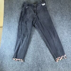 Cafe Cropped Jeans Womens 31x25.5 Gray Cotton Stretch Streetwear All Day Comfort
